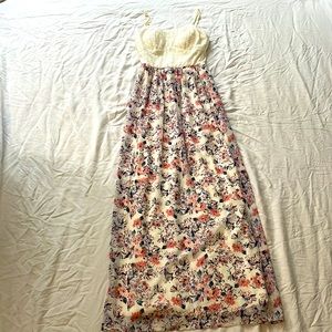 Maxi floral summer dress